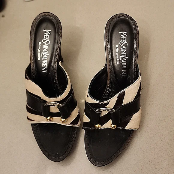 Yves St. Laurent YSL Zebra heels size ( 38EU) - Picture 2 of 7